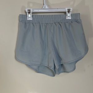 Baby blue shorts